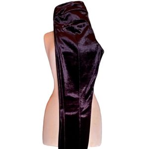 Black VELVET skinny pant